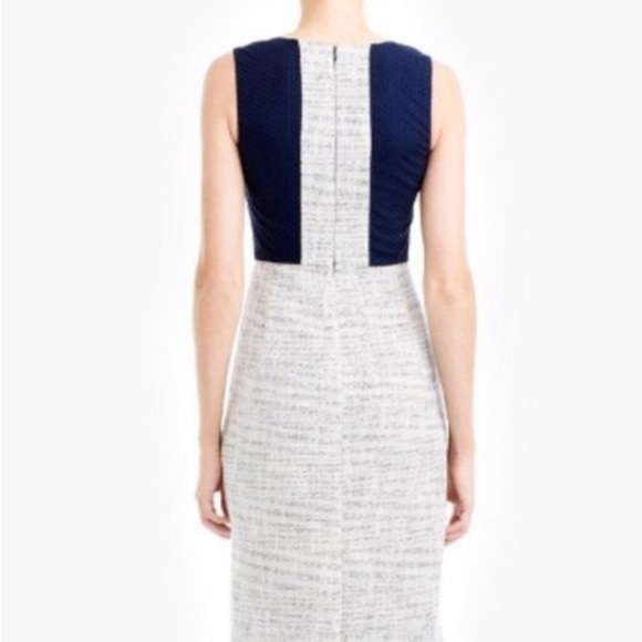 J Crew Navy & white dress - Picture 3 of 7